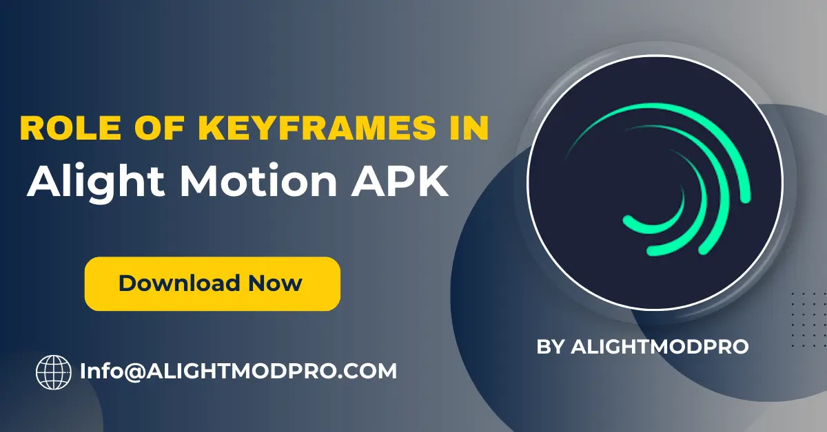 Role of Keyframes Animations in Alight Motion APK