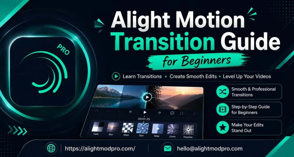 Alight Motion Transition Guide for Beginners
