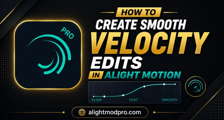 How to Create Smooth Velocity Edits in Alight Motion
