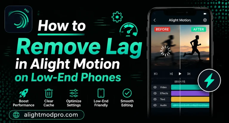 How to Remove Lag in Alight Motion on Low-End Phones