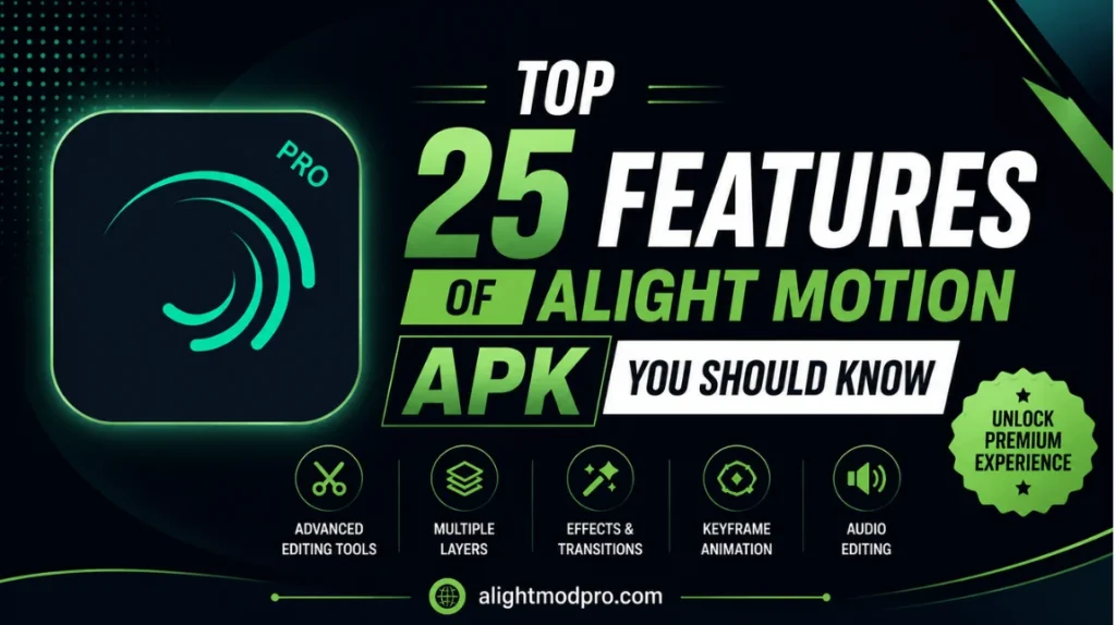 Top 25 Features of Alight Motion APK You Should Know